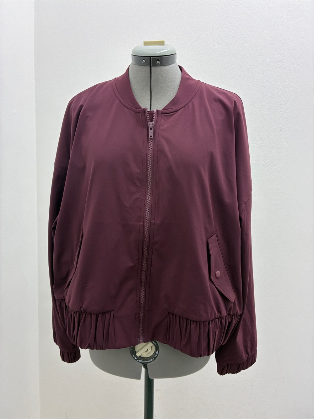 Soma Wine-Red Bomber Jacket